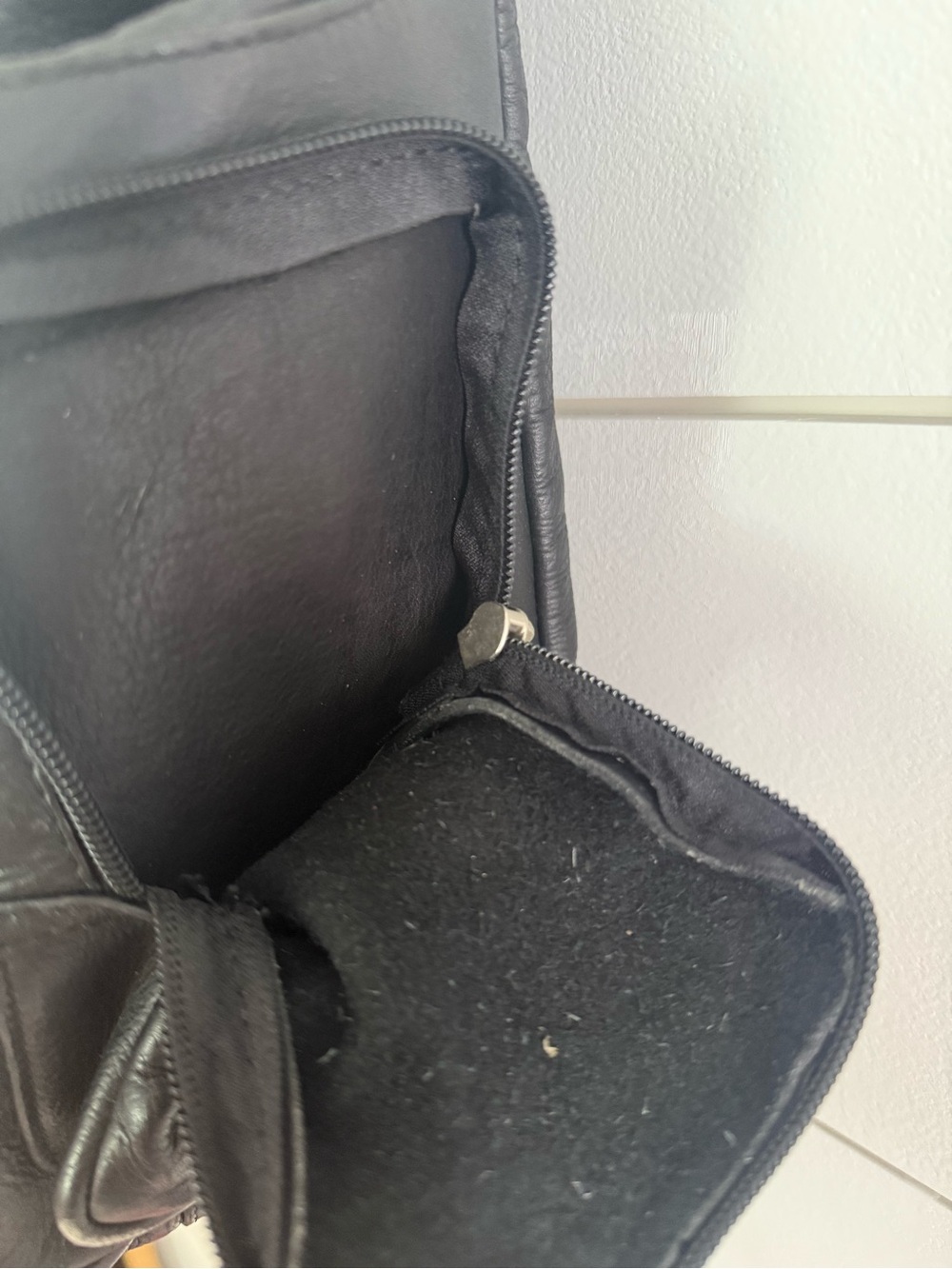 Vintage Leather Backpack Black Midsize Drawstring Pockets BuckleHeritage - Picture 5 of 16